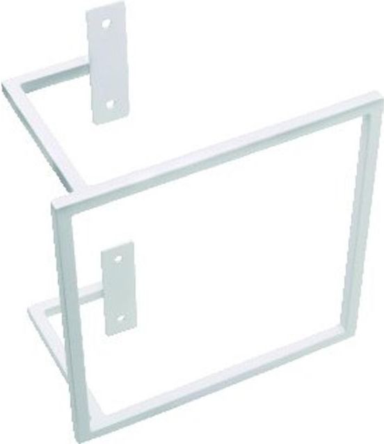 Vasco - Handdoekbeugel Square - Wit - Aluminium