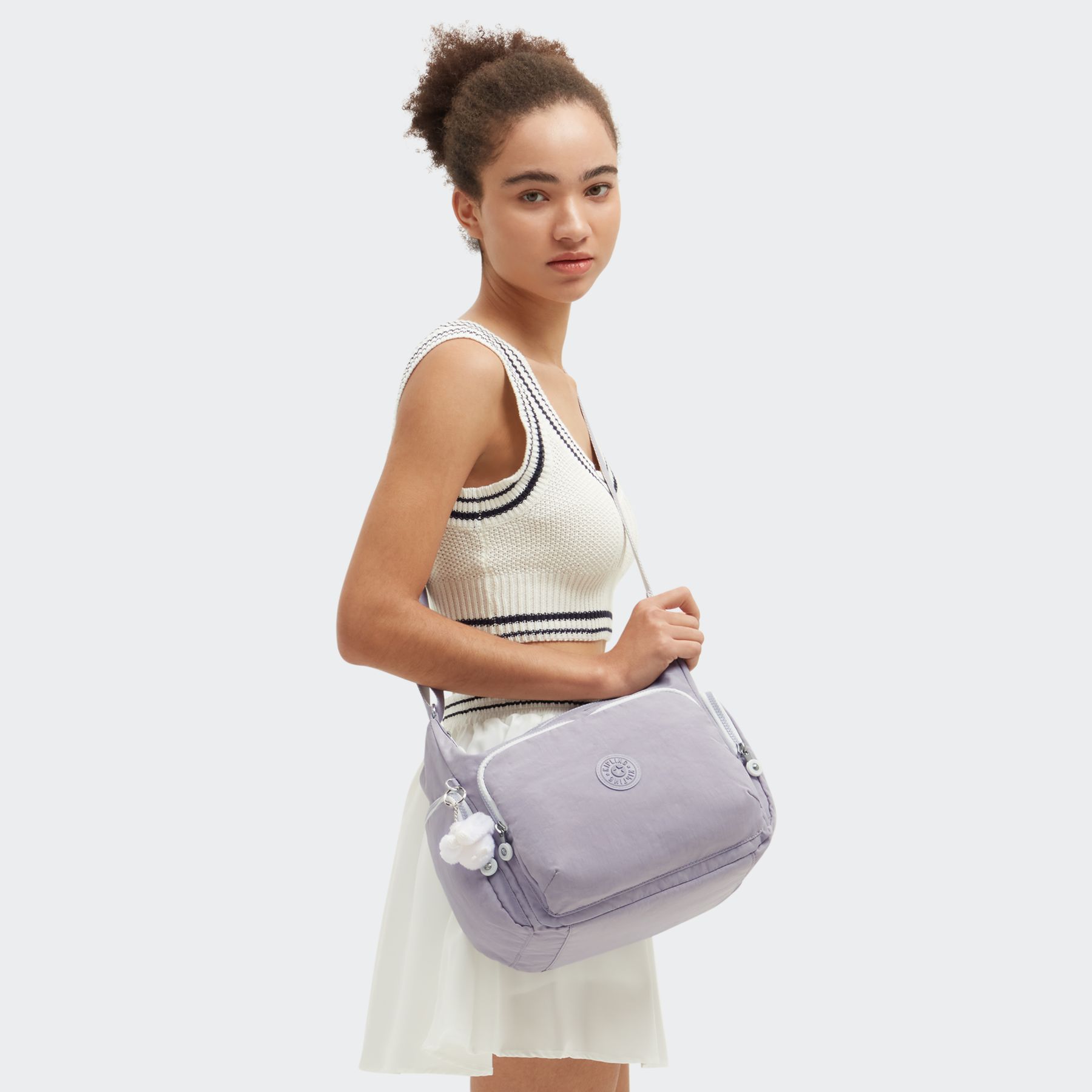 GABB Grand sac à bandoulière avec sangle réglable - Tender Grey