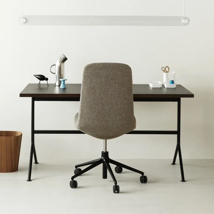 Normann Copenhagen - Kip Schreibtisch, 80 x 150 cm, Eiche / schwarz