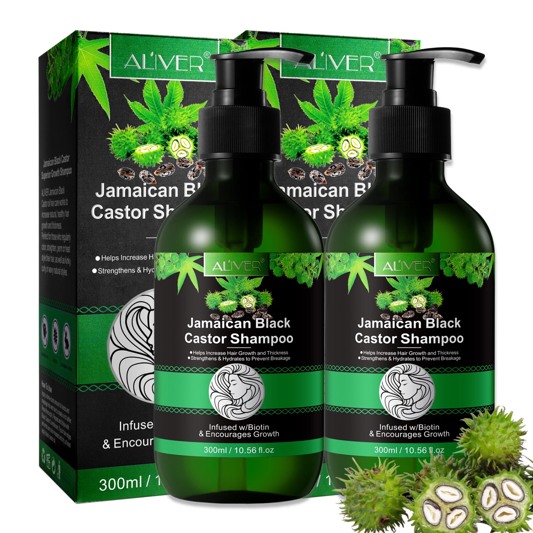 ALIVER Rizinusöl Haarshampoo