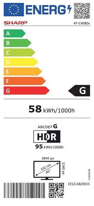 Sharp Aquos 40BJ4E - LED - 40