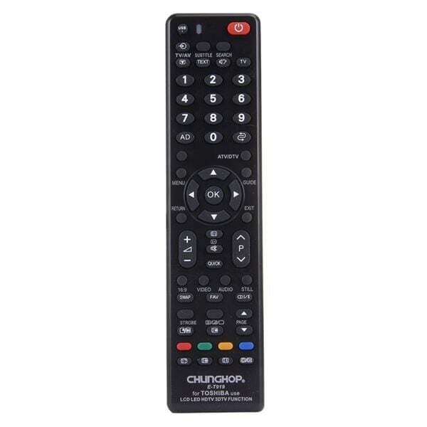 CHUNGHOP Universal Fjernkontrol for TOSHIBA LED TV