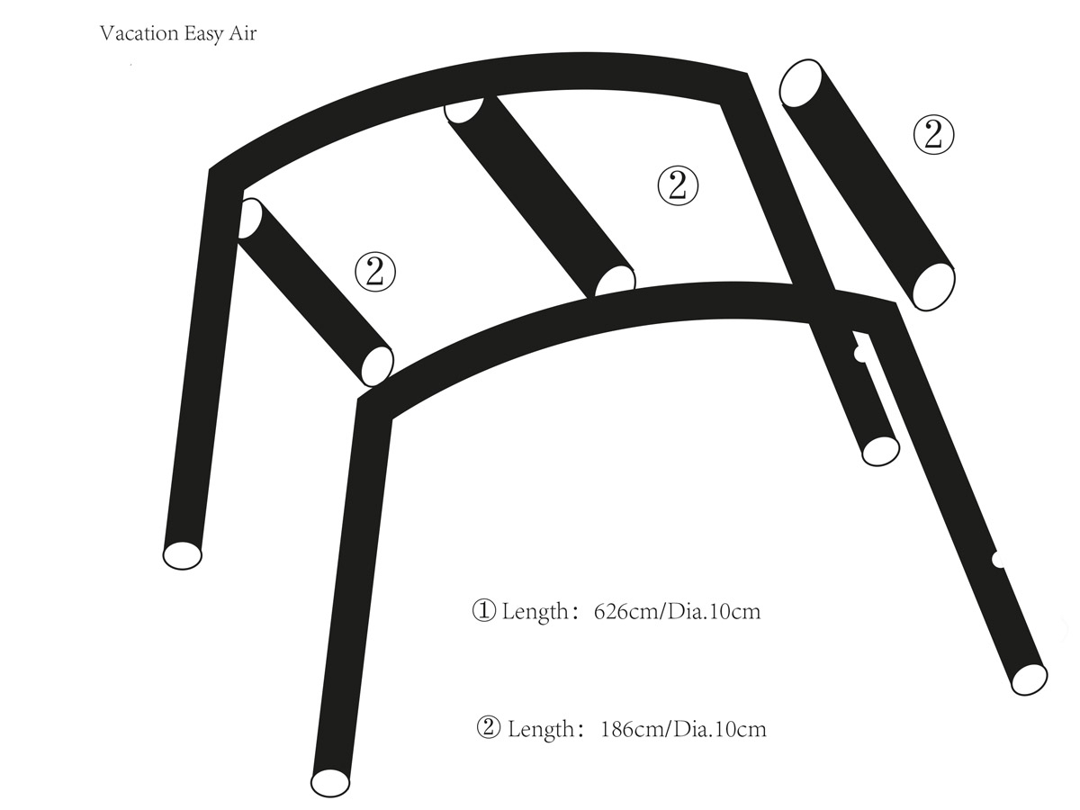 Obelink Vacation Easy Air dwars airtube