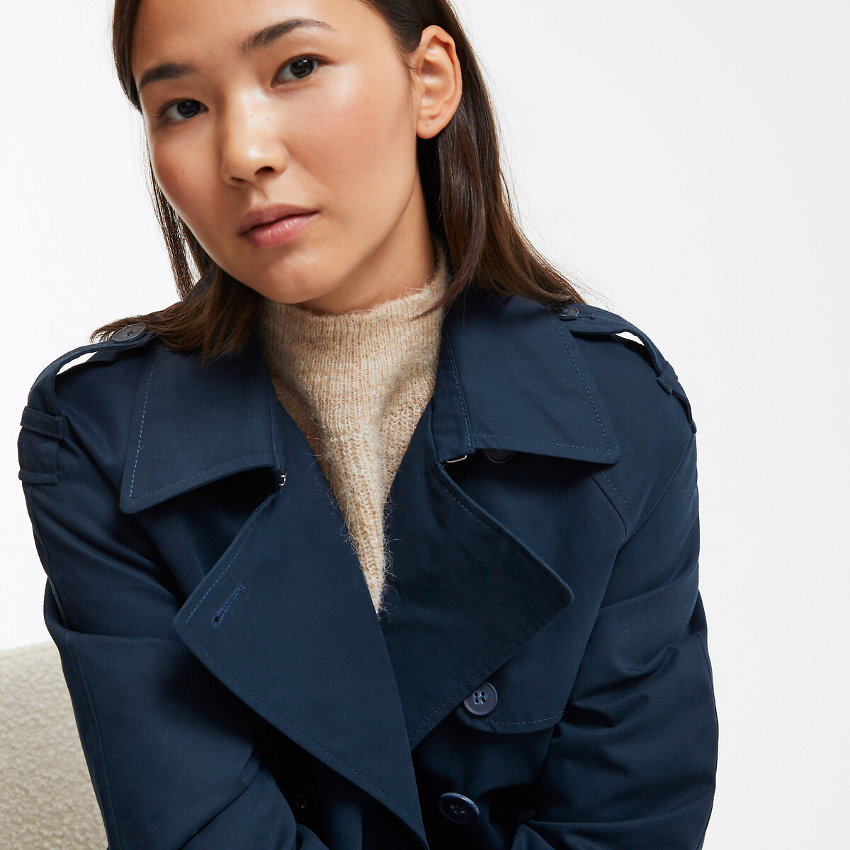 COLEÇÕES LA REDOUTE<br>Trench coat em katoen, Signature FERDINAND