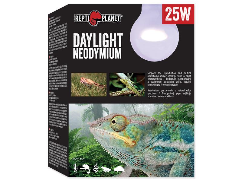 Repti Planet Terrarienlampe Daylight Neodymium 25 W Terrarienbeleuchtung mit Neodymgas