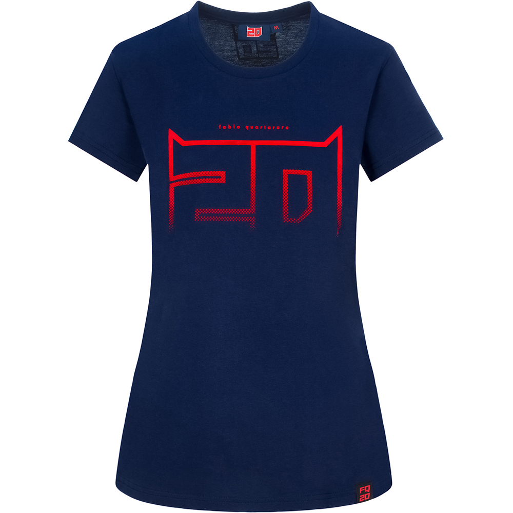 Fabio Quartararo - T-shirt femme Flock 20 Bleu / Rouge