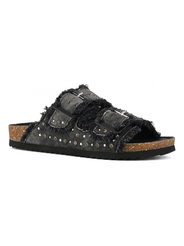 Colors Of California - Mules Denim Noir