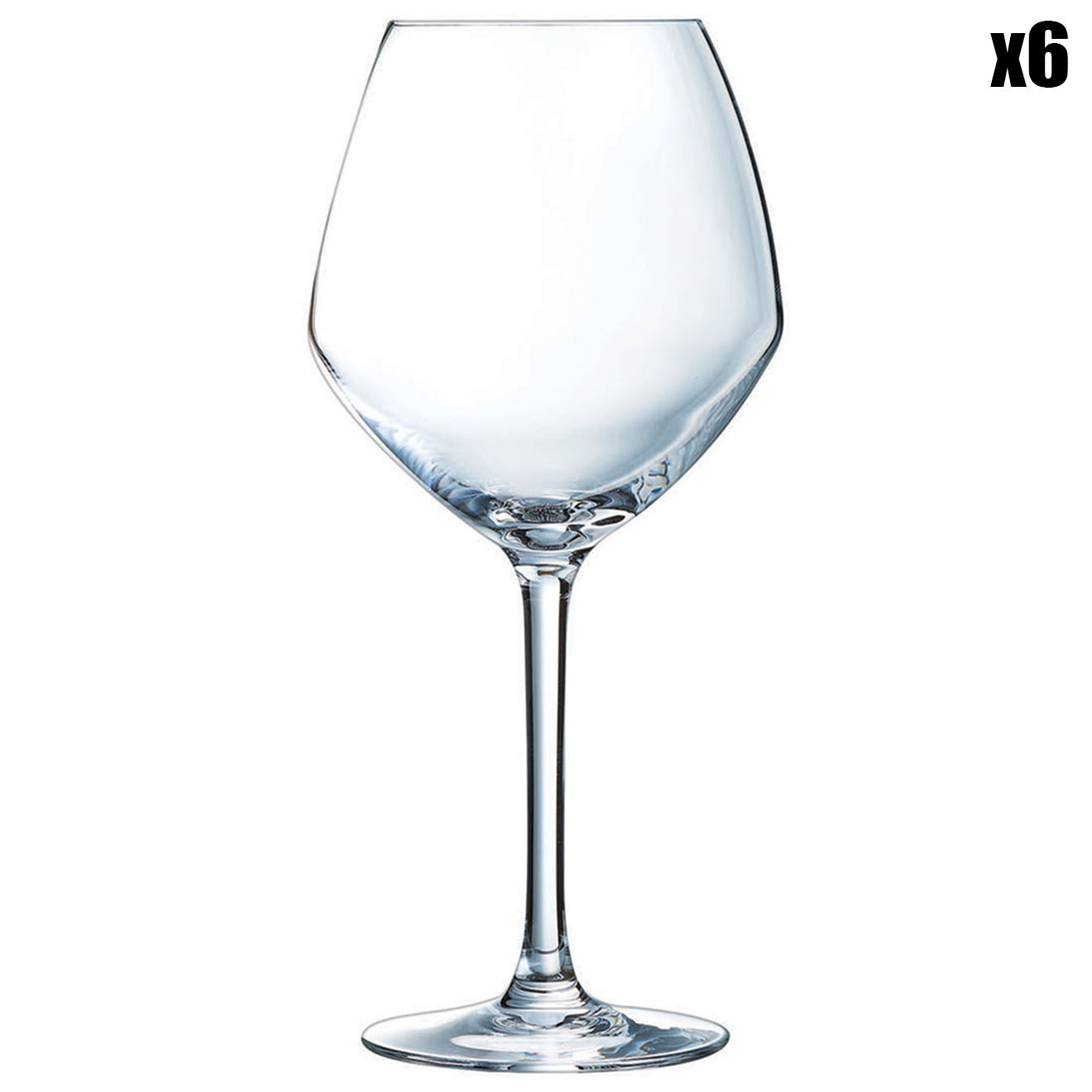 Chef & Sommelier 6 Verres à pied Cabernet Vins Jeunes transparents - 58 cl