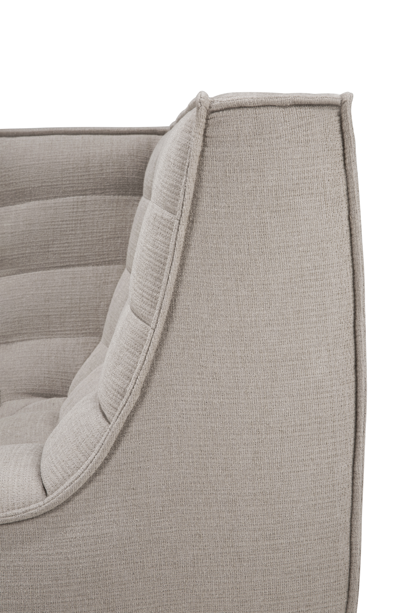 Sofa N701 90° vierkant hoekelement - eco stof ecru