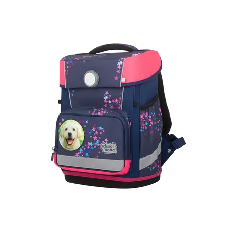 School-Mood Schulranzen-Set Champion Leni (Hund), 7-teilig