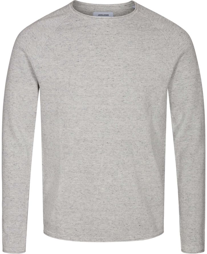 Jack & Jones JJEHILL KNIT CREW NECK NOOS Grå