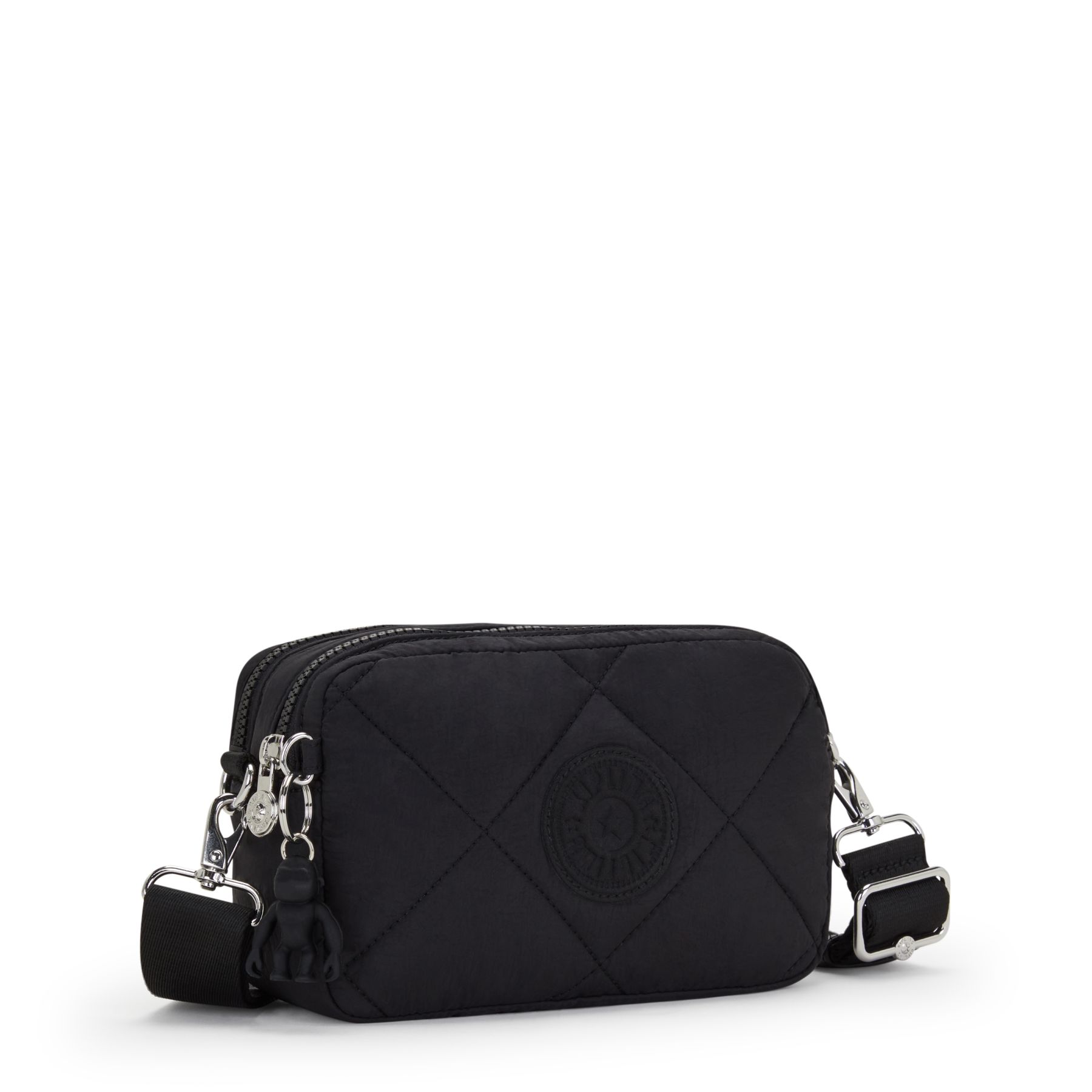 MILDA Petit Sac Bandoulière Style Caméra - Cosmic Black Quilt
