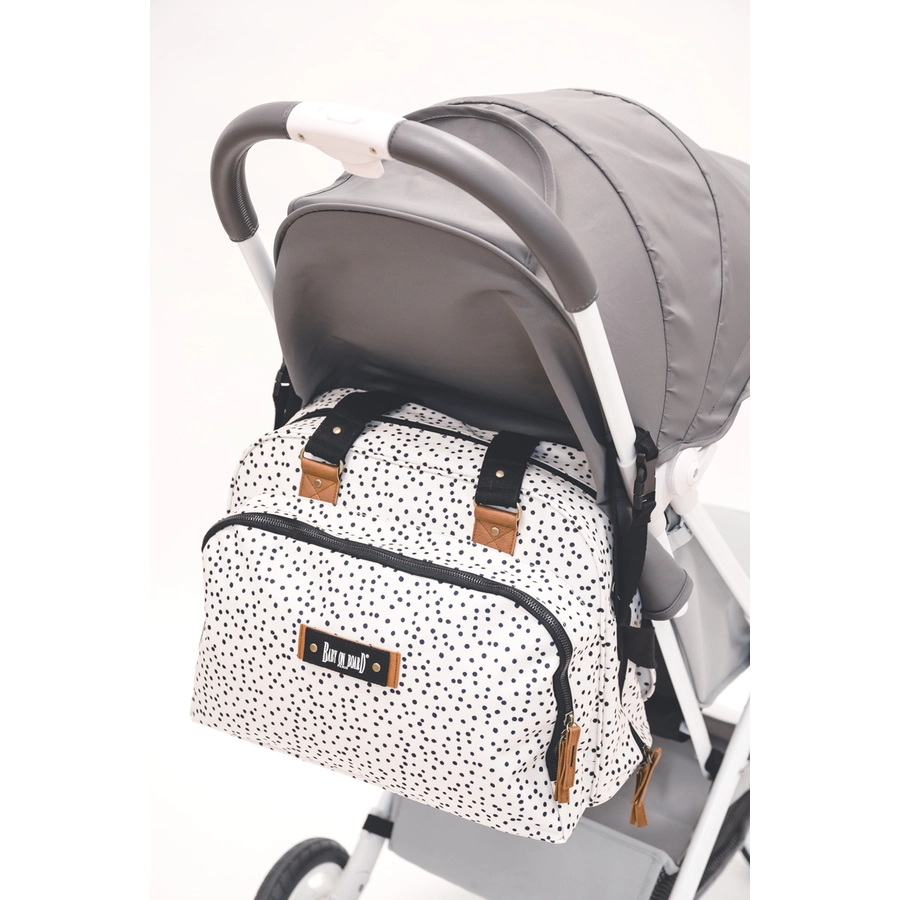 BABY ON BOARD Wickeltasche Urban Dots