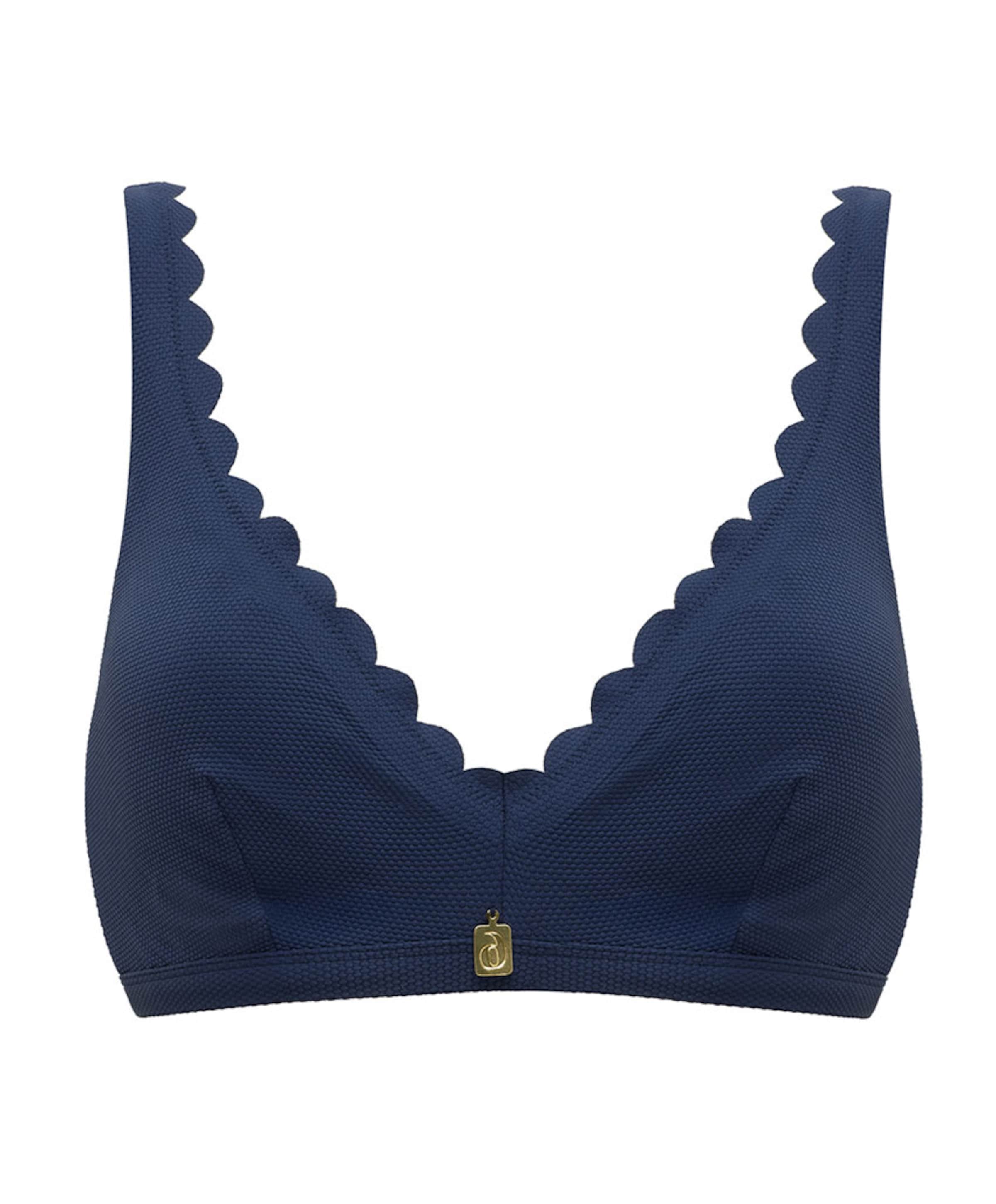Annadiva Dames bikinitop blauw