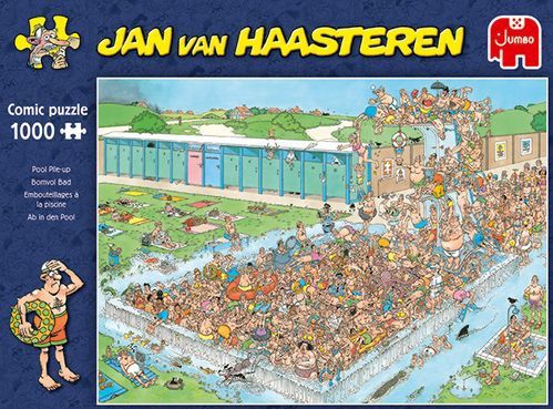 Jan van Haasteren - Bomvol Bad - 1000 stukjes puzzel - Legpuzzel