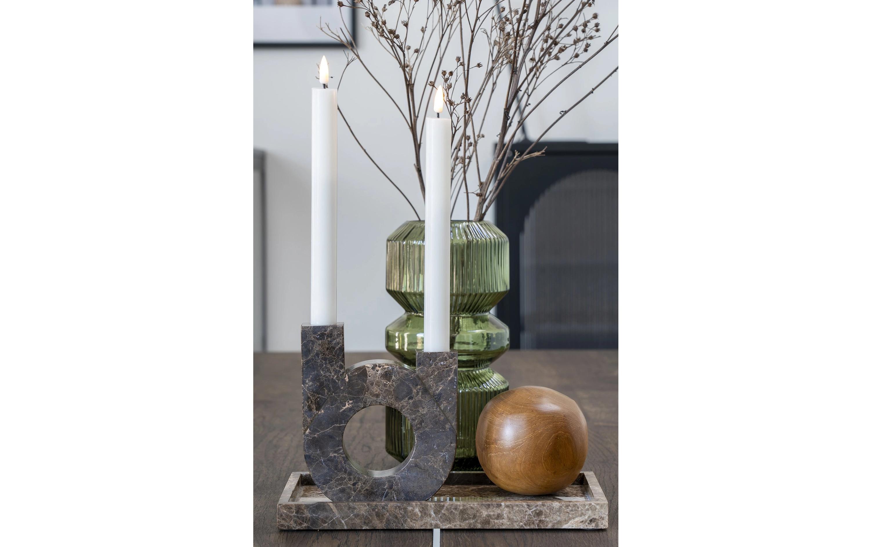 Vase rund 25 cm, GrünBlumenvase