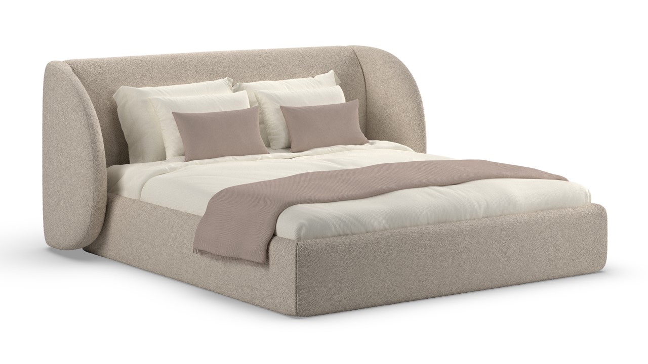Bed Cove - Fine bouclé beige