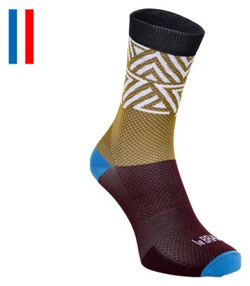 Paire de Chaussettes LeBram Aspin Sigle Bordeaux