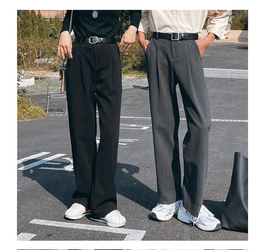 Bay Go Mall - Hoge taille effen losse broek
