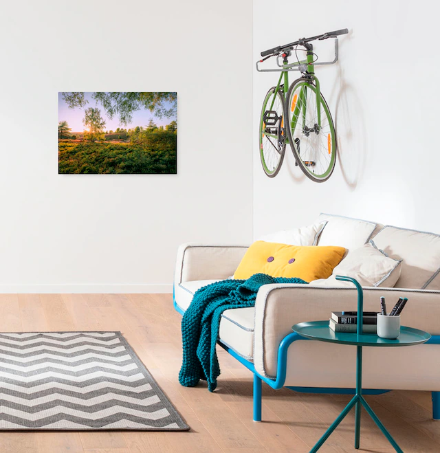 Komar Leinwandbild »Sommerabend - Grösse 60 x 40 cm« Baum | Berge | Blumen | Blätter | Foto | Jahreszeiten | Landschaft | Meer | Natur | Palmen | Strand Packung, 1 Stk. tlg. Keilrahmenbild mi Echtholzrahmen
