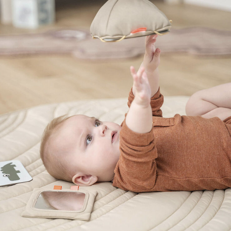 Done by Deer Baby kontrastkortholder Deer friends Sand Sand