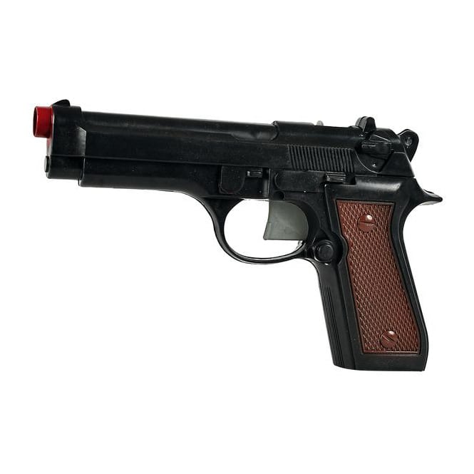 Kugelpistole mit Munition, Länge: 21cm
