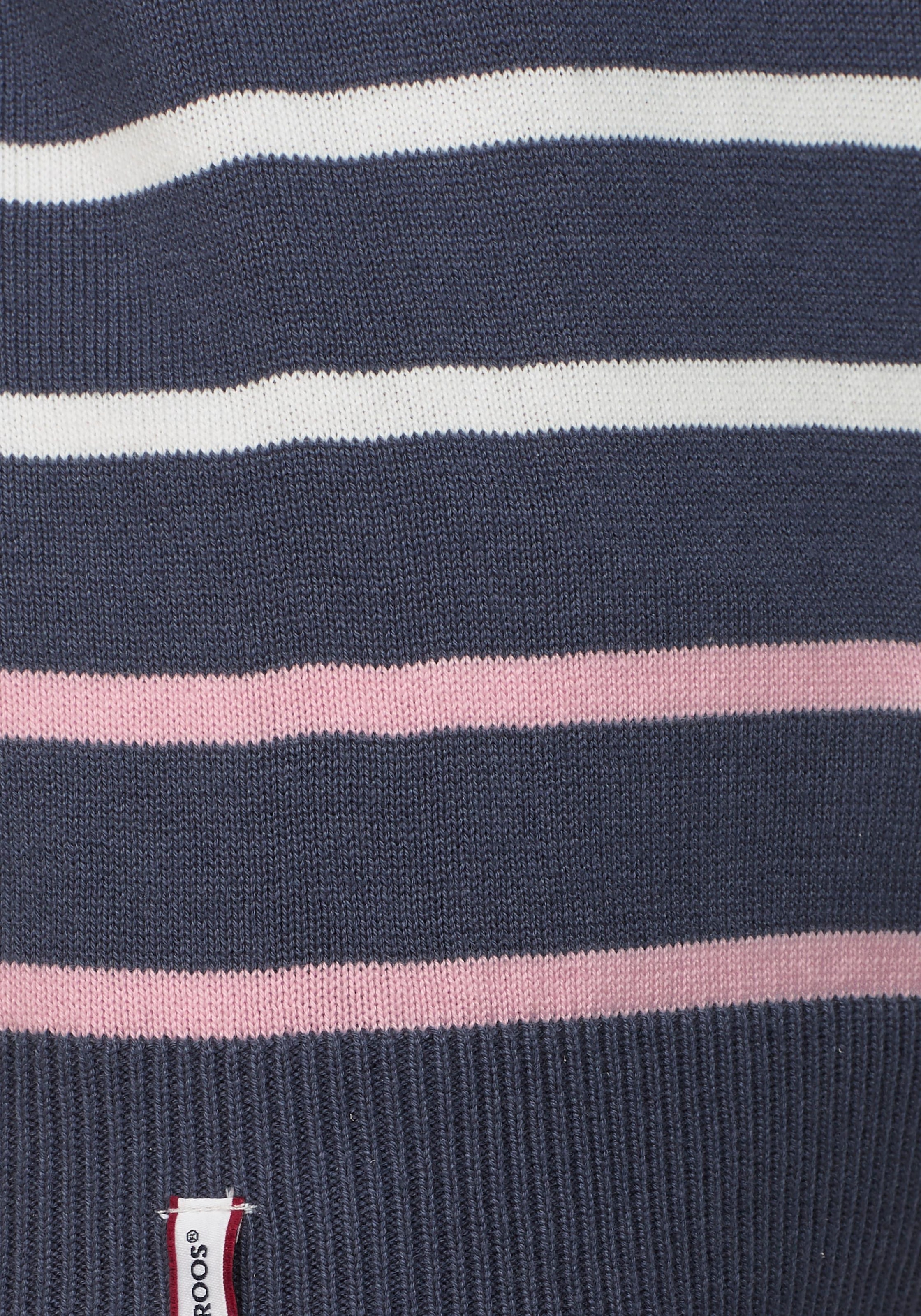 KangaROOS Streifenpullover , mit kontrastfarbigen, aufgenähten Sternen