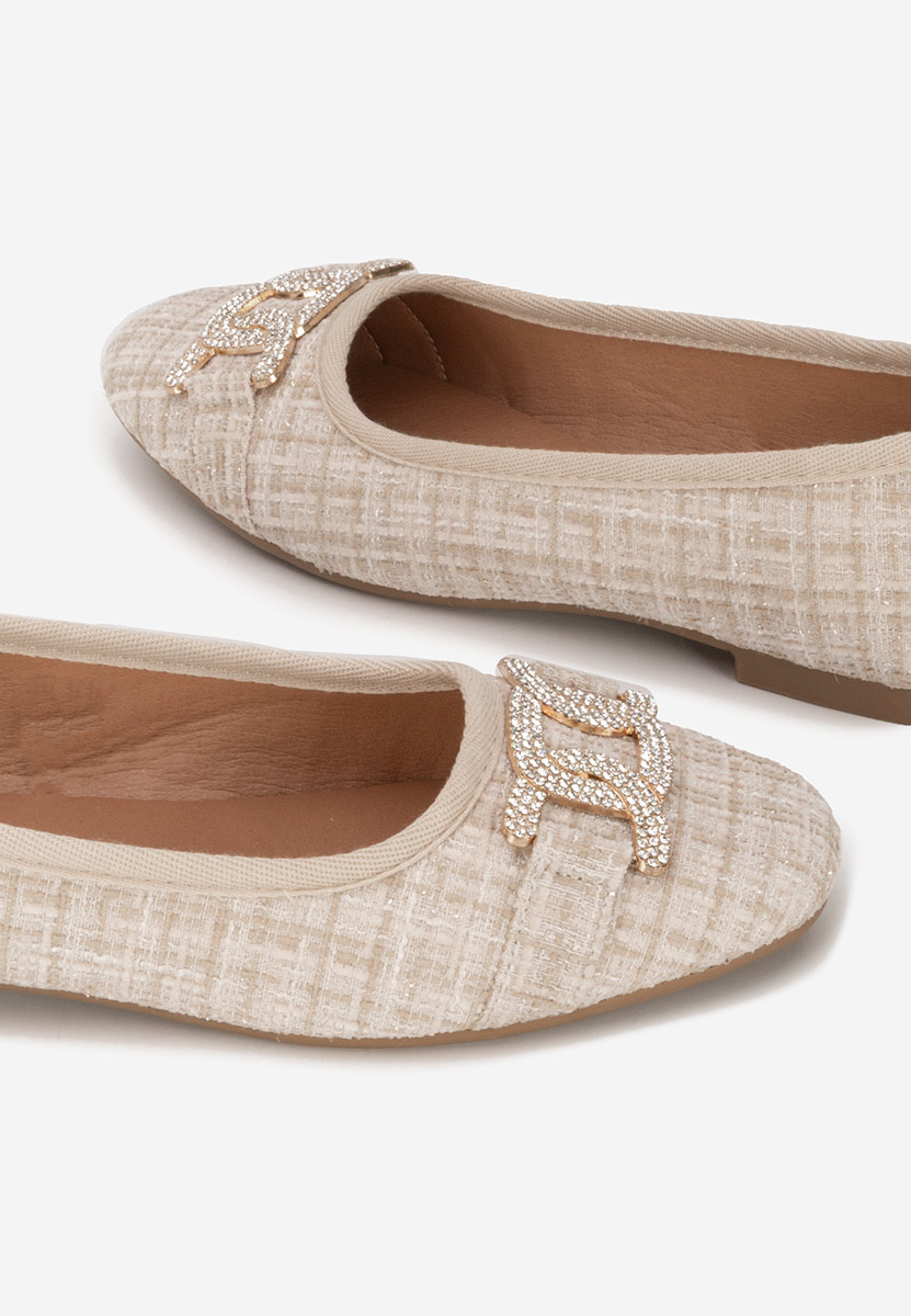 Ballerines élégantes beige Gaya