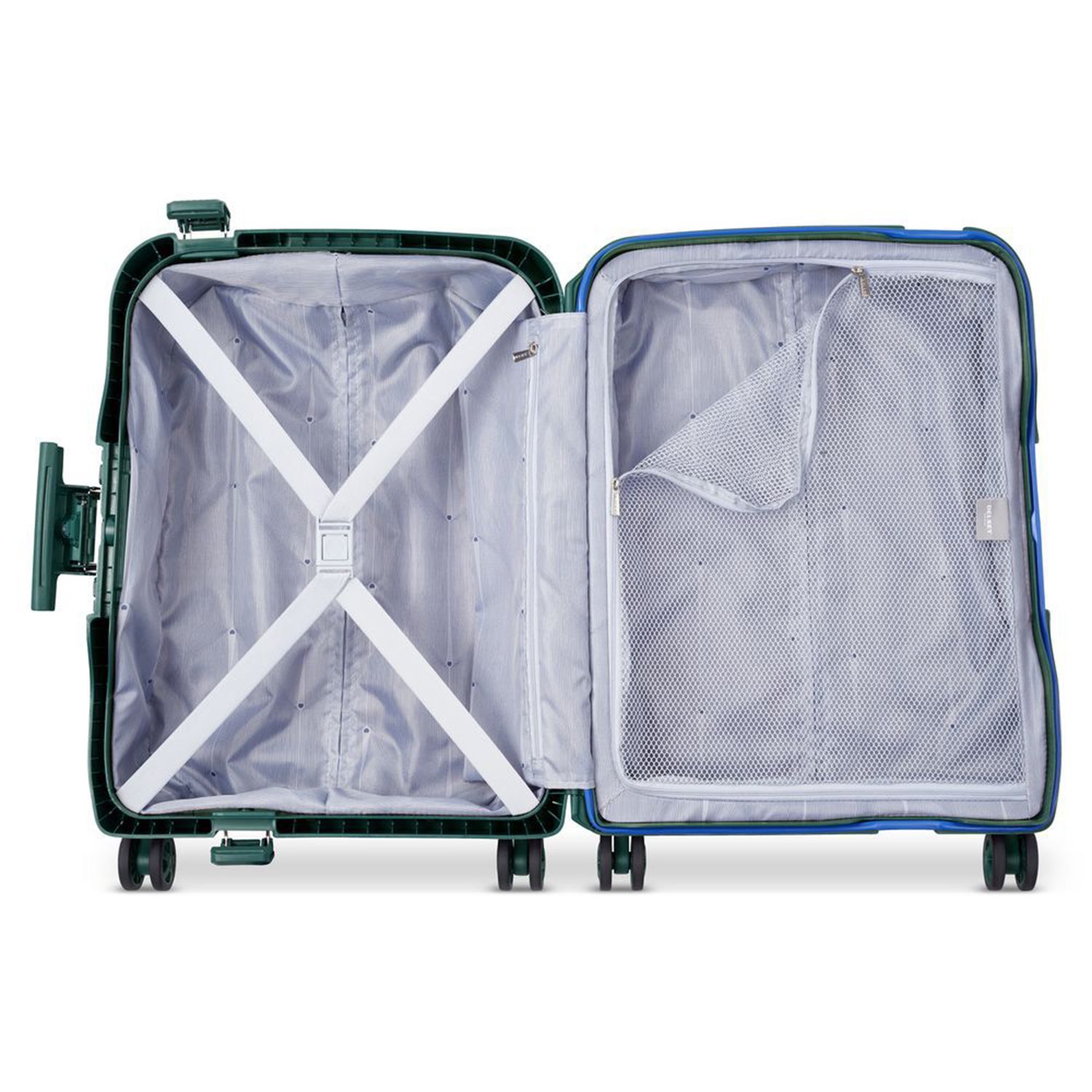 Delsey Moncey 4 Wheel Trolley 55/40 Slim green