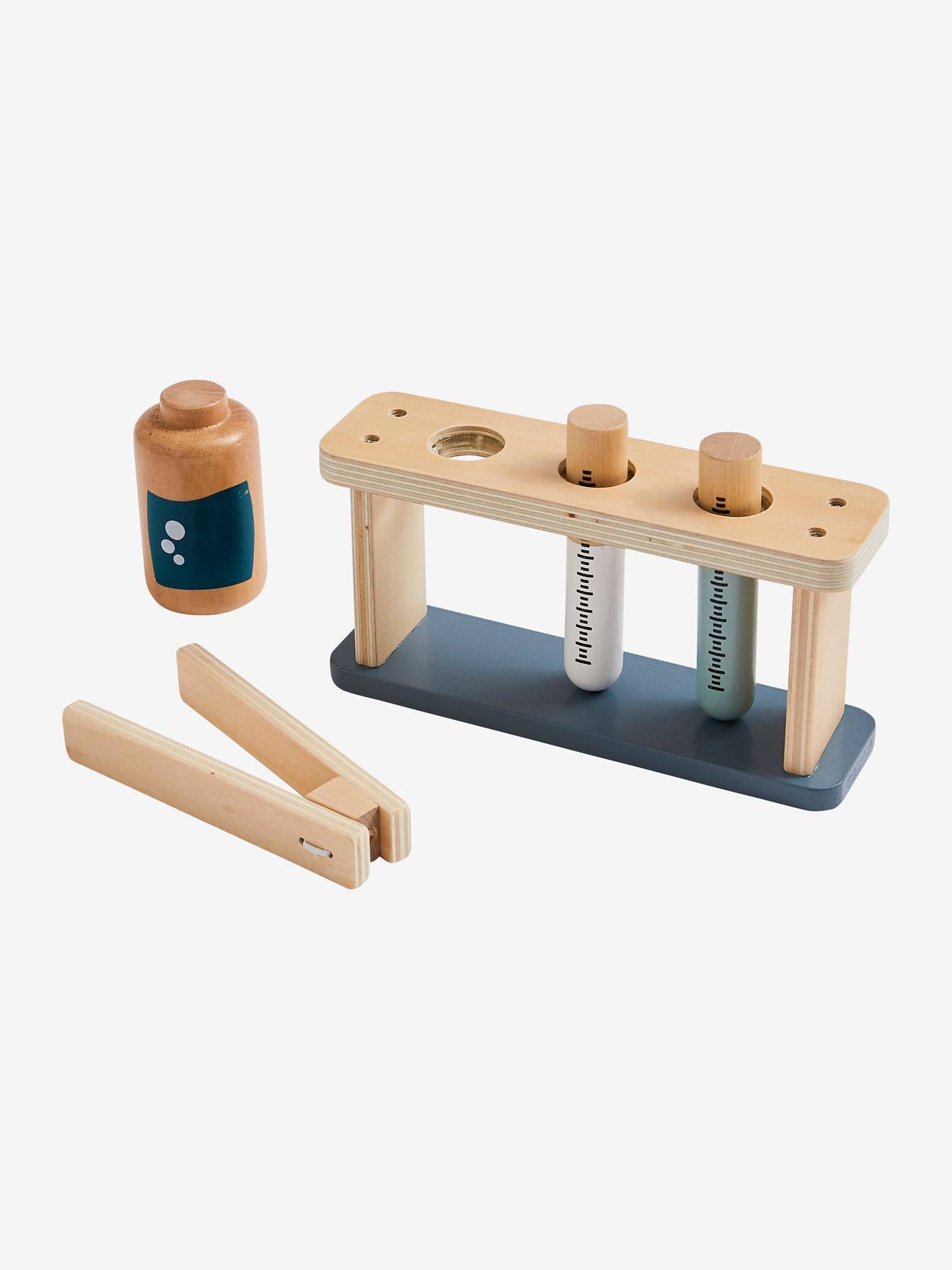 Kit de produtos químicos para madeira com certificação FSC®, branco claro, liso com motivos.