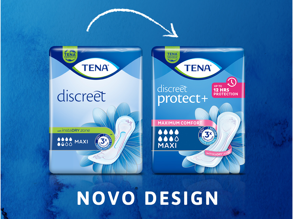 PENSOS INCONTINÊNCIA TENA DISCREET MAXI 12 UN