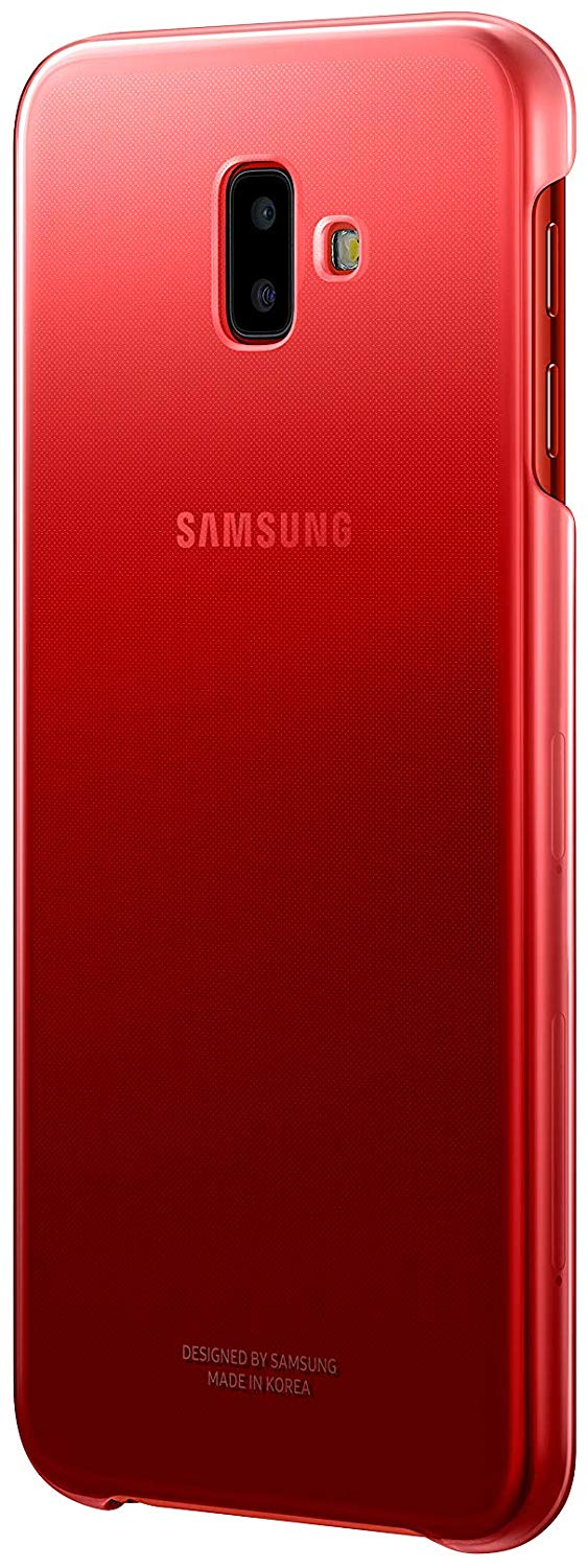 Original Samsung Galaxy J6+ - Gradation Cover EF-AJ610, Red
