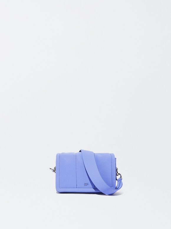 Bolsa de ombro acolchoada - Roxa