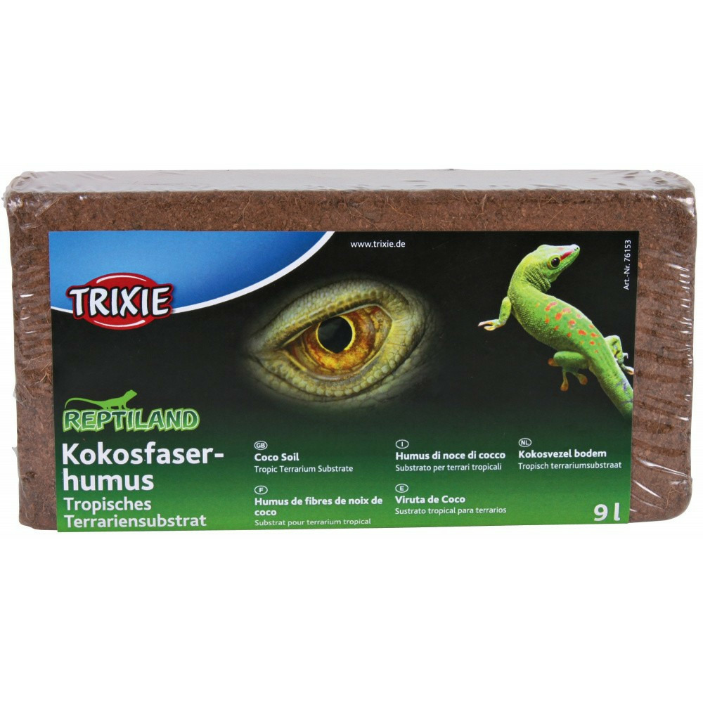 9 litres de fibres de noix de coco pour reptiles et amphibiens