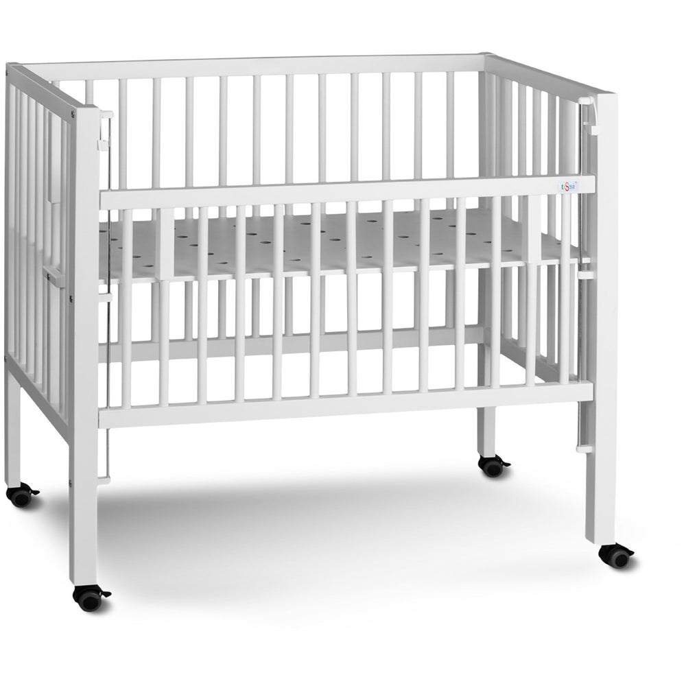 Køb tiSsi® White Laquer Maxi Børneseng Massiv Bøg