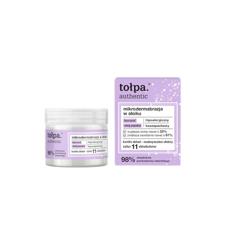 Tołpa Authentische Mikrodermabrasion im Glas 65 g
