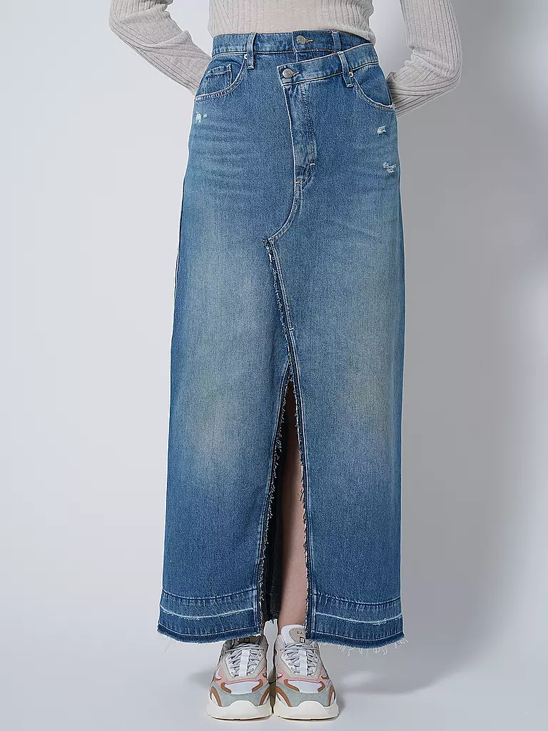 BOSS Jeansrock blau