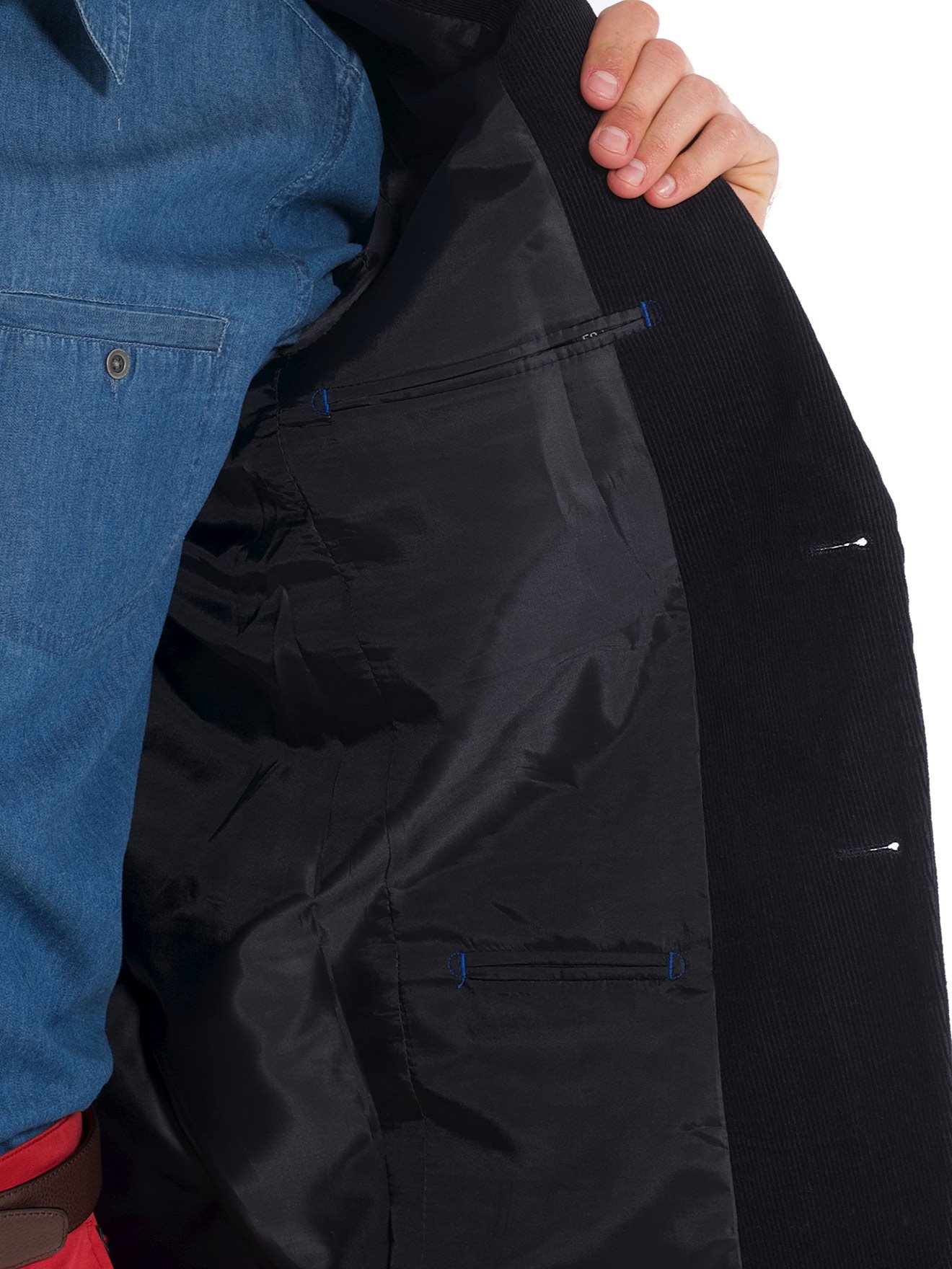 Veste velours milleraies