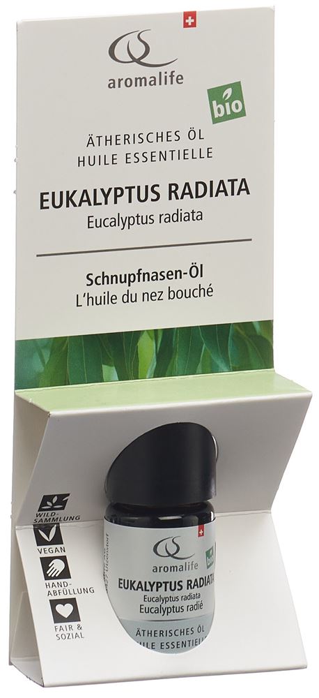 Aromalife TOP Eukalyptus radiata wild<br>5 ml, Flasche, Ätherisches Öl, BIO