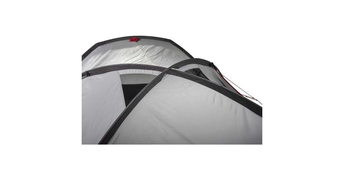 High PeakAlmada 4.0 tent  (Lichtgrijs/rood)