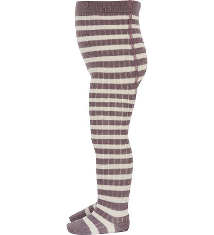 MP trømpebukser - Uld - Rib - Elis - Dark Purple Dove
