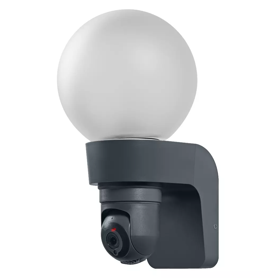 LED-Außenwandkameraleuchte Globe