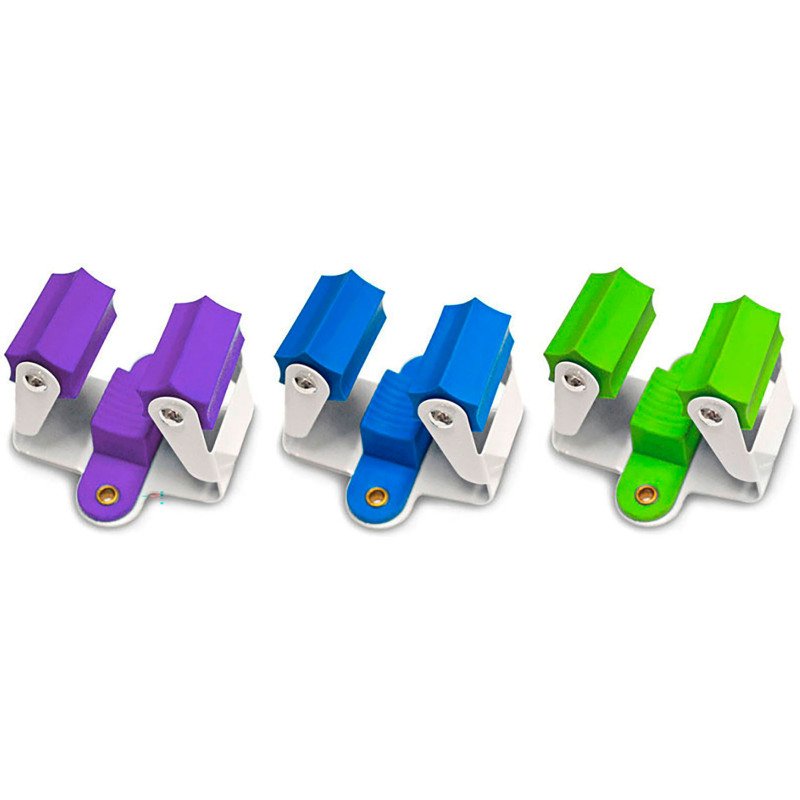 Porte-balais et porte-outils, en métal