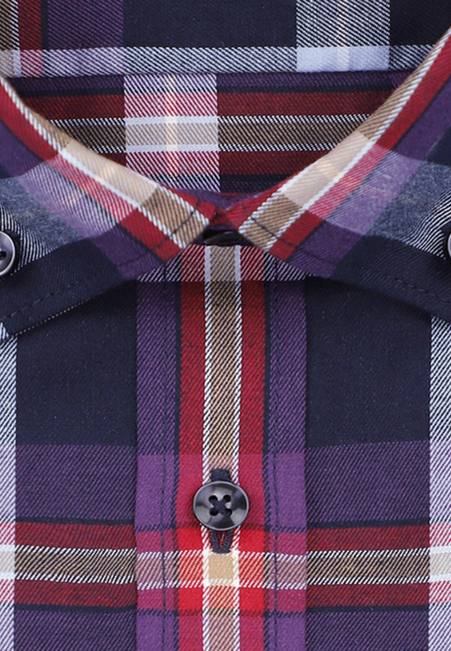 Seidensticker| Herren Flanellhemd Shaped