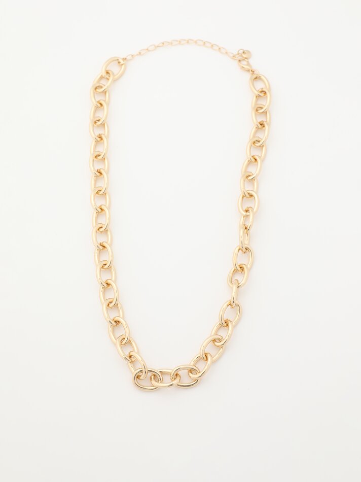 Conjunto de 2 colares combinando - Dourado
