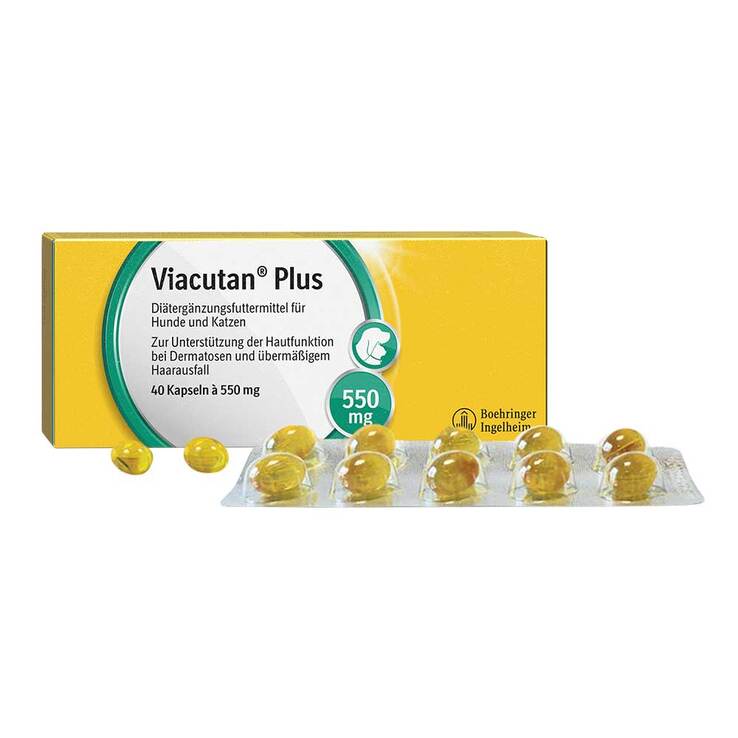 Viacutan Plus Kapseln vet. (für Tiere), 40 St