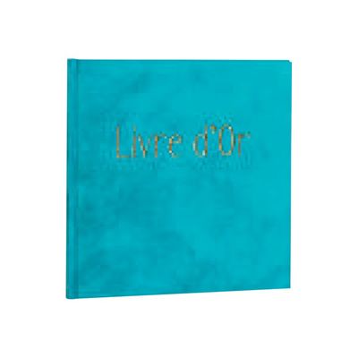 Exacompta Skandi - Livre d'or - 21 x 19 cm - 140 pages - turquoise