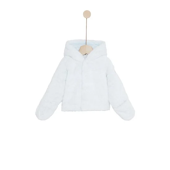 Petit Cocon Mignon Veste à capuche   Bleu        de               P'tit bisou