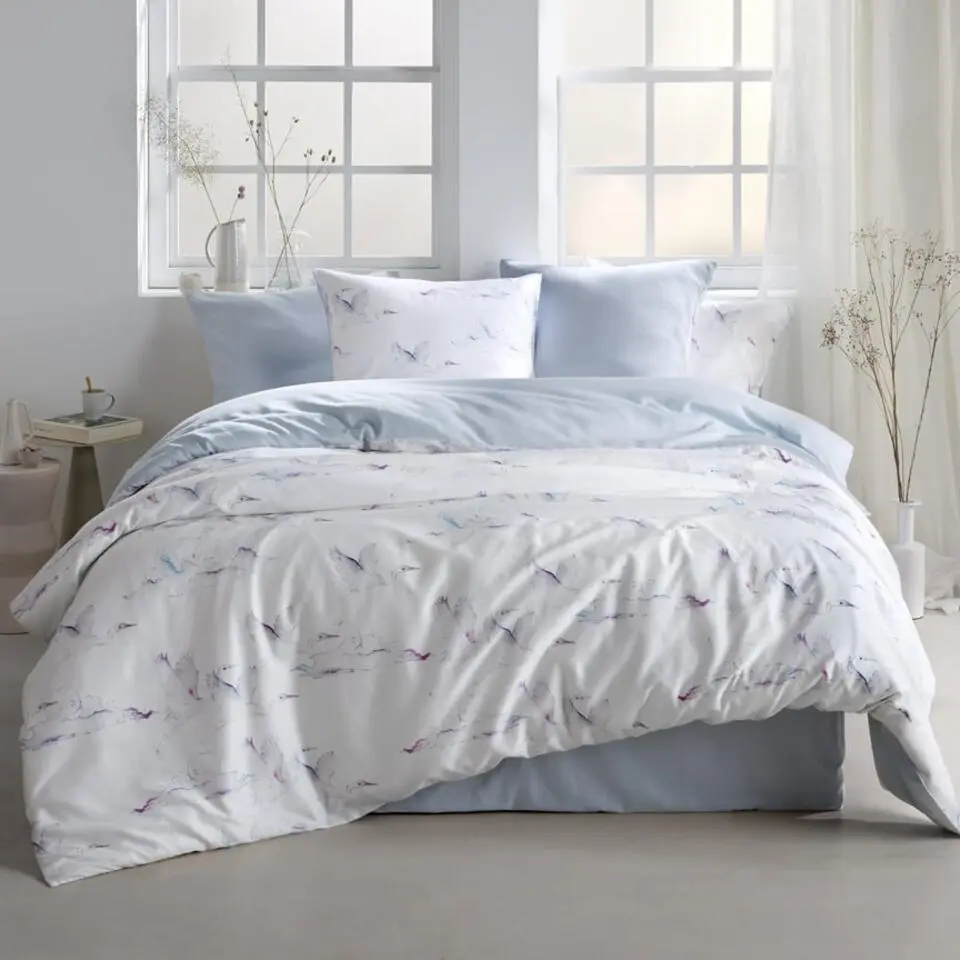De Witte Lietaer Dekbedovertrek Katoen Satijn Ave - 200 x 200/220 cm - Wit