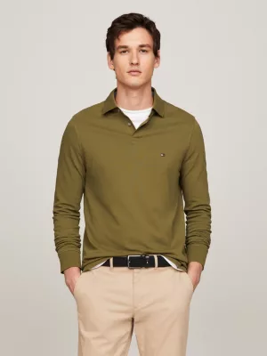 Polo de manga comprida e corte regular da coleção 1985